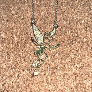 Disney Silver Tinkerbell Necklace